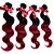 halpa Liukuvärjätyt ja kiharat hiustenpidennykset-1 paketti Brasilialainen Runsaat laineet / Classic Virgin-hius Ombre Hiukset kutoo Hiukset Extensions