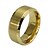 cheap Rings-Men&#039;s Band Ring Golden Titanium Steel Ladies Fashion Party Daily Jewelry