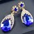 cheap Earrings-Women&#039;s Cubic Zirconia Stud Earrings Luxury European Fashion Cubic Zirconia Imitation Diamond Earrings Jewelry Screen Color For