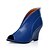 abordables Tacones de mujer-Mujer Zapatos Semicuero Primavera Verano Otoño Tacón Cuña para Oficina y carrera Fiesta y Noche Vestido Blanco Negro Azul