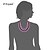 abordables Collares-Mujer Gargantillas Collares con colgantes Collares Declaración Acrílico Resina Chapado en Oro Legierung Joyería de la declaración Negro
