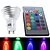 baratos Lâmpadas-YouOKLight Lâmpadas de Foco de LED 260 lm GU10 G50 1 Contas LED LED de Alta Potência Controle Remoto Decorativa RGB 85-265 V / 1 pç / RoHs / CE