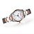 abordables Relojes de moda-SKONE Mujer Reloj de Moda Cuarzo Cronógrafo Acero Inoxidable Banda Lujo Heart Shape Dorado