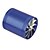 tanie Układy wydechowe-pojazdy samochód podwójna turbina turbosprężarka wlot powietrza oszczędność paliwa wentylator niebieski (8 * 6.5 * 6.5 cm)