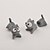 cheap Earrings-Women&#039;s Stud Earrings - Animal Ladies, Fashion Gray For Daily Casual / 2pcs