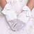 billige Festhandsker-Stræksatin Håndledslængde Handske Brudehandsker Med Rosette Bryllup / festhandske