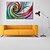 olcso Népszerű művészek olajfestményei-Hang festett olajfestmény Kézzel festett - Absztrakt Modern Vászon Három elem