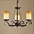 cheap Chandeliers-IKEA Study The living Room Antique Candle lamp Iron Chandelier