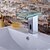 cheap Bathroom Sink Faucets-Bathroom Sink Faucet - Waterfall / Sensor Chrome Deck Mounted Hands free One HoleBath Taps