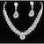 cheap Jewelry Sets-Jewelry Set Pendant Necklace For Women&#039;s Crystal Party Special Occasion Anniversary Gemstone &amp; Crystal Cubic Zirconia Silver Plated Tassel Fringe Pear Cut Drop / Imitation Diamond / Birthday / Gift