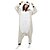 halpa Kigurumi-pyjamat-Aikuisten Kigurumi-pyjama Koala Eläin Pyjamahaalarit Polaarinen fleece Synteettinen kuitu Valkoinen Cosplay varten Sukupuolineutraali Eläinten yöpuvut Sarjakuva Festivaali / loma Puvut