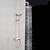abordables Robinetteries de douche-Système de douche Ensemble - Effet pluie contemporain Chrome Montage mural Soupape céramique Bath Shower Mixer Taps / Laiton