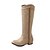 abordables Botas de mujer-Mujer Zapatos Vellón Otoño / Invierno Confort / Botas de Moda Botas Paseo Tacón Cuadrado Dedo redondo Tirantes Trenza Marrón / Rojo / Azul