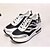 cheap Women&#039;s Sneakers-Women&#039;s Shoes Flat Heel Comfort Athletic Shoes Outdoor Black / Silver