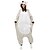 halpa Kigurumi-pyjamat-Aikuisten Kigurumi-pyjama Koala Eläin Pyjamahaalarit Polaarinen fleece Synteettinen kuitu Valkoinen Cosplay varten Sukupuolineutraali Eläinten yöpuvut Sarjakuva Festivaali / loma Puvut