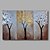 cheap Top Artists&#039; Oil paitings-Hand-Painted Floral/Botanical Horizontal, Modern Canvas Oil Painting Home Decoration One Panel