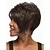 cheap Synthetic Trendy Wigs-Synthetic Wig Wavy Wavy Wig Short Natural Black Synthetic Hair Women&#039;s Brown