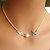 cheap Necklaces-Women&#039;s Pearl Layered Necklace Bird Animal Dainty Ladies Delicate Pearl Alloy Screen Color Necklace Jewelry For