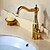 cheap Bathroom Sink Faucets-Antique Deck Mounted Rotatable Ceramic Valve Single Handle One Hole Ti-PVD, Bathroom Sink Faucet