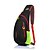 preiswerte Lauftaschen-Umhängetasche Brusttasche Running Pack für Sporttasche Multifunktions Wasserdicht Tasche zum Joggen Nylon Unisex