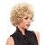 cheap Synthetic Trendy Wigs-Synthetic Wig Curly Blonde Synthetic Hair Blonde Wig Women&#039;s Short Capless