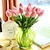 Недорогие Искусственные цветы-пу европейский стиль букет настольный цветок 10 веток 33см