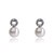 billige Mode Øreringe-Women&#039;s Crystal Stud Earrings Hoop Earrings Pearl Crystal Rhinestone Earrings Luxury Fashion Jewelry Silver / Golden For Party Daily Casual / Silver Plated / Gold Plated