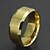 cheap Rings-Men&#039;s Band Ring Golden Titanium Steel Ladies Fashion Party Daily Jewelry