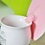 abordables Verres et Tasses-Couvercle conception d&#039;hippopotame mignon 1pc anti-poussière silicone créative couvercle cup (couleur aléatoire)