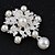 voordelige Broches-Dames Dames Luxe Modieus Wijnoogst Gesimuleerde diamant Broche Sieraden Wit Voor Feest Bruiloft Speciale gelegenheden  Maskerade Verlovingsfeest Schoolfeest