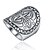 cheap Rings-Men&#039;s Women&#039;s Statement Ring Silver Alloy Geometric Carved Daily Casual Jewelry Flower