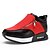 cheap Women&#039;s Sneakers-Women&#039;s Shoes Leatherette Spring Fall Sneakers Walking Shoes Platform Creepers Zipper for Athletic Casual Outdoor Black Red