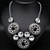 cheap Necklaces-Women&#039;s Statement Necklace Alloy Silver Necklace Jewelry For