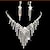 levne Sady šperků-Sady šperků Náhrdelníky s přívěšky For Dámské Zirkon Postříbřené Umělé diamanty Třásně Dlouhé