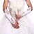 cheap Party Gloves-Spandex / Lace Elbow Length Glove Bridal Gloves / Party / Evening Gloves With Pearl / Sequin