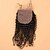 olcso Fejtető és homlok-8 12 14 16 18 20inch Koromfekete (#1B) Kézi készített Kinky Curly Emberi haj Bezárás Világos barna Svájci csipke 45 gramm ÁtlagosCap