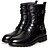 baratos Botas para Homem-Masculino Sapatos Sintético Primavera Verão Outono Inverno Conforto Botas Cowboy/Country Coturnos Botas Rasteiro Botas Cano Médio Cadarço