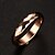 cheap Rings-Men&#039;s Band Ring - Titanium Steel Ladies, Fashion 7 / 8 / 9 / 10 / 11 Golden For Wedding Party Daily