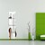 preiswerte Spiegel-Wandsticker-Formen Wandaufkleber Wohnzimmer, abnehmbare Vinyl Home Decoration Wandtattoo 17 * 16cm * 3pcs