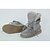 cheap Women&#039;s Boots-Women&#039;s Shoes Fabric Flat Heel Snow Boots Boots Casual Gray