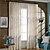 billige Gardiner-Skræddersyede miljøvenlige gardiner dækker to paneler til soveværelset