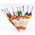 cheap Fishing Floats-Hot Sale! 10Pcs Different  Vertical Buoy Fish Floats Bobbers Fishing Float Set Fishing Tackle Tools Fishing Lure Float