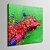 baratos Impressões de Pinturas-Animal Impressão em tela Um Painel Pronto para pendurar , Quadrada