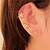 cheap Earrings-Women&#039;s Ear Cuff Classic Fashion Flower Daisy Rhinestone Earrings Jewelry For Party Daily 2