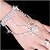 cheap Bracelets-Women&#039;s Wrap Bracelet Ring Bracelet / Slave bracelet Star Ladies Iced Out Rhinestone Bracelet Jewelry White For Wedding Party Daily Masquerade Engagement Party Prom / Silver Plated