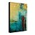 abordables Peintures Abstraites-Peinture à l&#039;huile Hang-peint Peint à la main - Abstrait Moderne Inclure cadre intérieur / Toile tendue