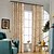 cheap Curtains Drapes-Curtains Drapes Bedroom Polyester Print / Blackout