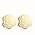 cheap Earrings-Women&#039;s Stud Earrings Hollow Cross Flower Ladies European Fashion Earrings Jewelry Silver / Golden For Party Daily Casual