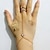 cheap Bracelets-Women&#039;s Ring Bracelet / Slave bracelet Geometrical Simple Style Fashion Rhinestone Bracelet Jewelry Golden For Wedding Party Daily Casual / Imitation Diamond