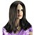 cheap Synthetic Trendy Wigs-Women&#039;s Fashionable Long Straight Dark Brown Bob Hair Wig